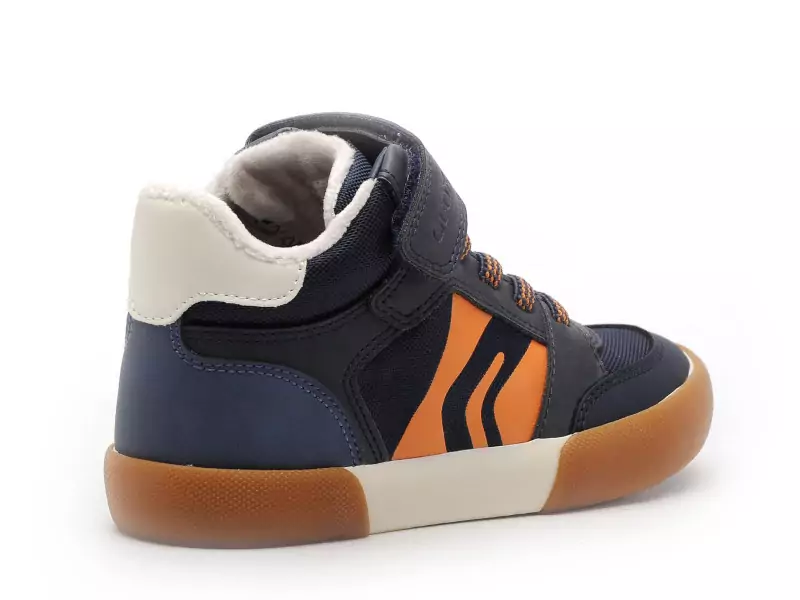 Geox Baskets J GISLI BOY J565CA Bleu Baskets Montantes Garçon
