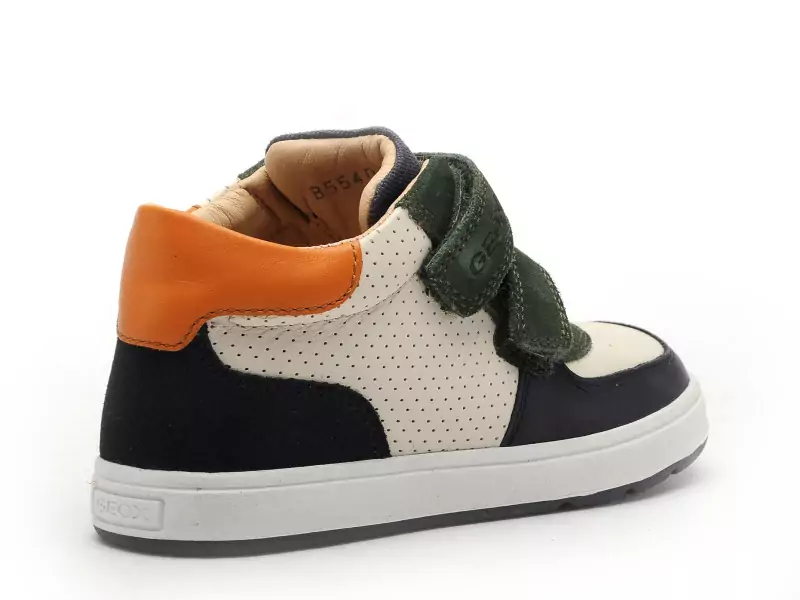 Geox Baskets B BIGLIA GIRL B554DA Multicolore Baskets Montantes Garçon