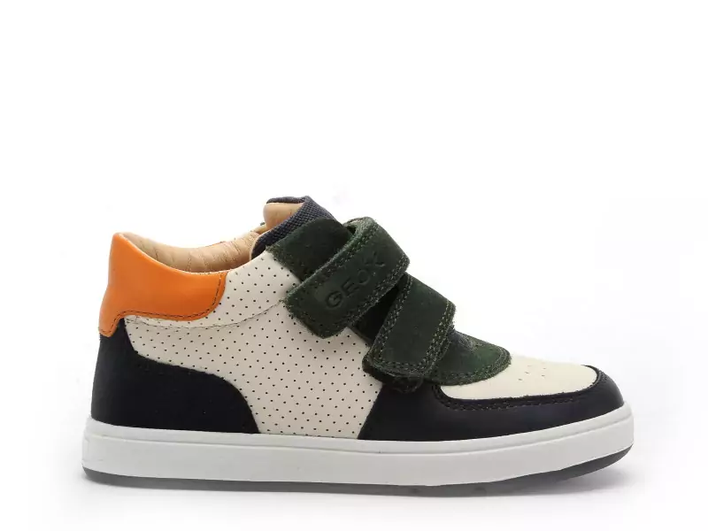 Geox Baskets B BIGLIA GIRL B554DA Multicolore Baskets Montantes Garçon