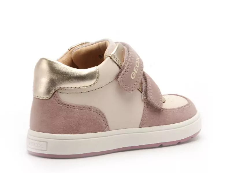 Geox Baskets B BIGLIA GIRL B564CA Rose Baskets Montantes Fille