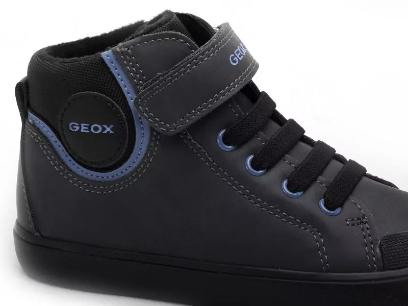 Geox Baskets J GISLI BOY J465CC Bleu Baskets Montantes Garçon