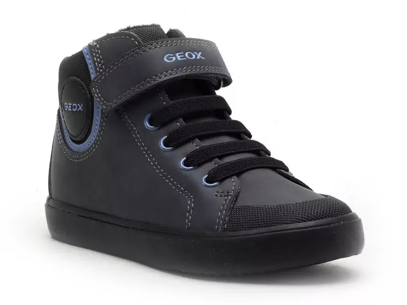 Geox Baskets J GISLI BOY J465CC Bleu Baskets Montantes Garçon