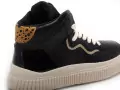 Geox Baskets J LAQUINNY GIRL J56M3B Noir Baskets Montantes Fille