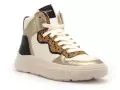 Geox BASKETS J LAQUINNY GIRL J56M3B Blanc Baskets Montantes Fille