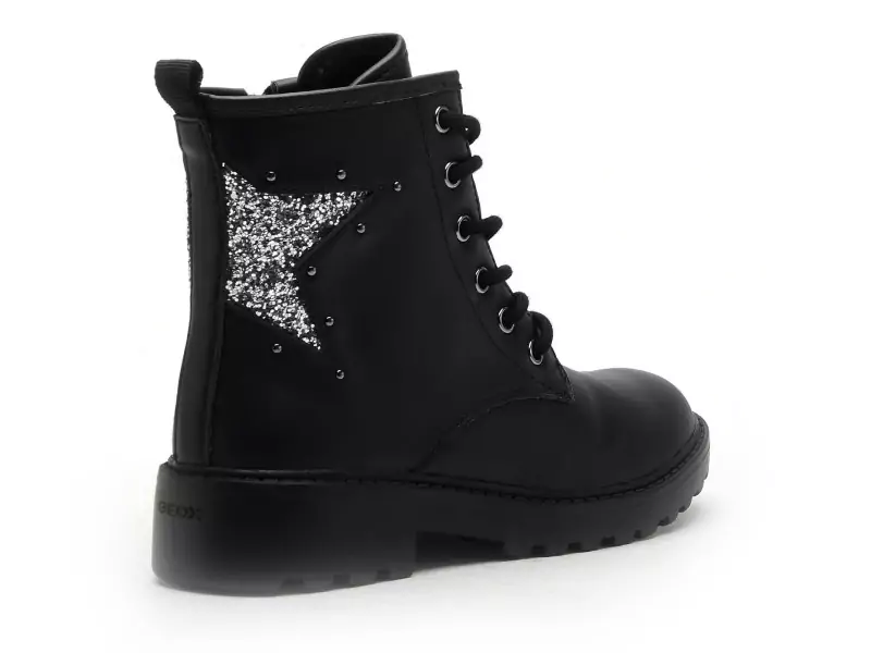 Geox BOOTS J CASEY FILLE J9420G Noir Boots et Bottes Fille