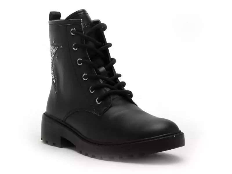 Geox BOOTS J CASEY FILLE J9420G Noir Boots et Bottes Fille