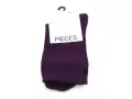 Pieces Chaussettes à paillette PCSEBBY GLITTER LONG SOCKS NOOS BC Violet Accessoires Femme