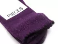 Pieces Chaussettes à paillette PCSEBBY GLITTER LONG SOCKS NOOS BC Violet Accessoires Femme
