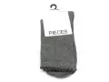 Pieces Chaussettes à paillette PCSEBBY GLITTER LONG SOCKS NOOS BC Kaki Accessoires Femme