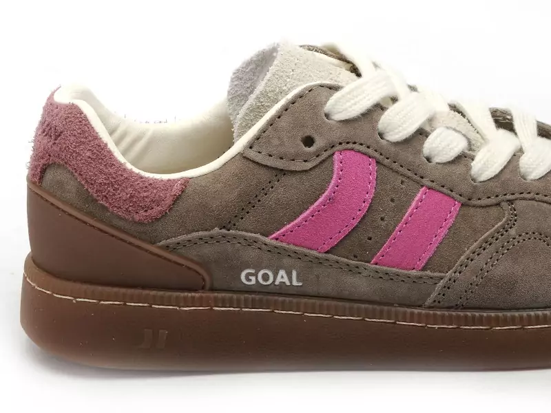 Coolway Baskets GOAL Marron Baskets Basses Femme