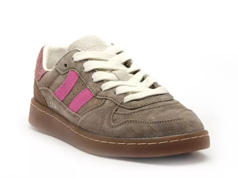 Coolway Baskets GOAL Marron Baskets Basses Femme