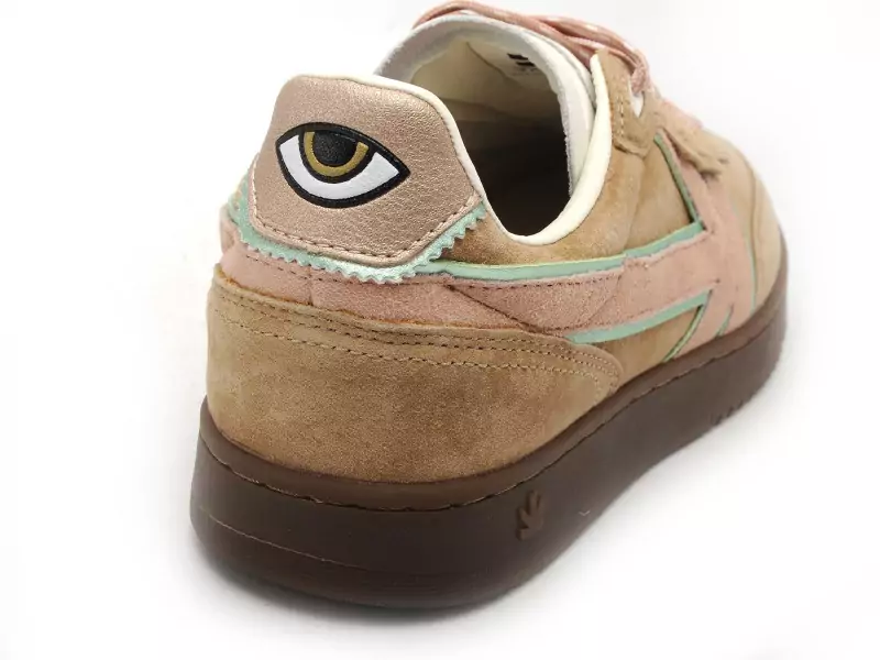  Baskets BOSTON V Beige Baskets Basses Femme