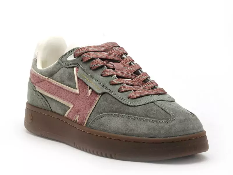 Kaotiko BASKETS BOSTON V Vert Baskets Basses Femme