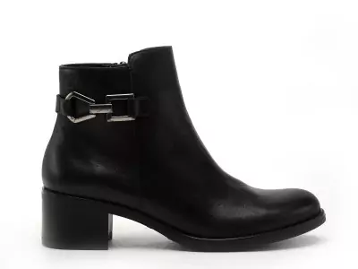 Boots D9347SU Noir Boots et Bottines à Talons Femme