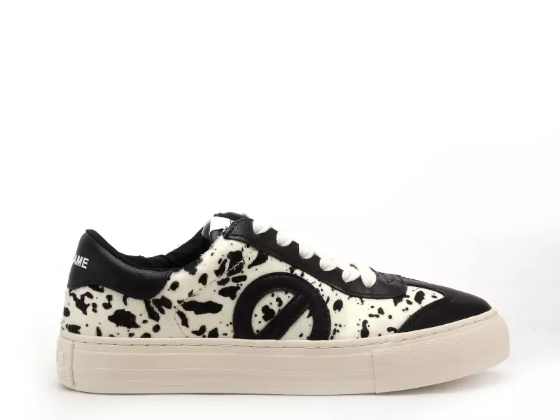 No Name Baskets ARCADE SIDE TOE PONNY Noir Baskets Basses Femme