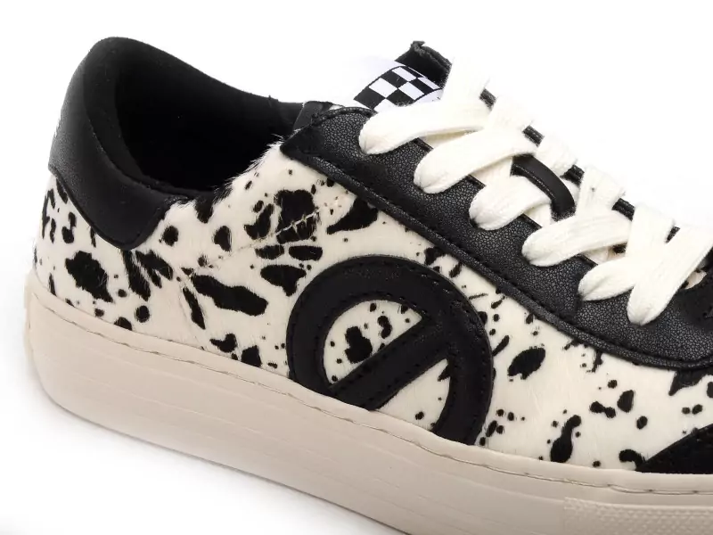 No Name Baskets ARCADE SIDE TOE PONNY Noir Baskets Basses Femme