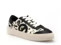 No Name Baskets ARCADE SIDE TOE PONNY Noir Baskets Basses Femme