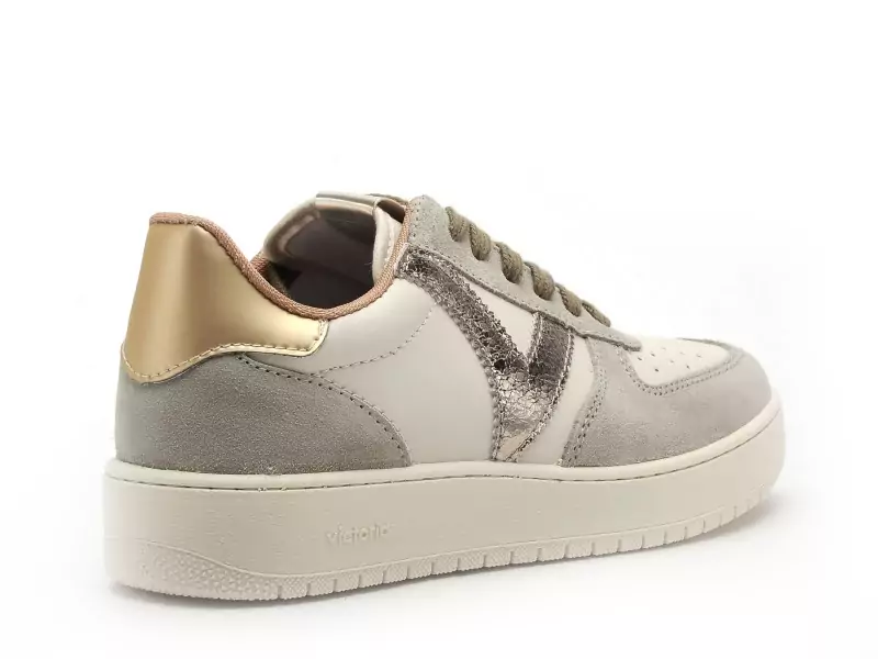 Victoria Baskets MADRID SER METAL Kaki Baskets Basses Femme