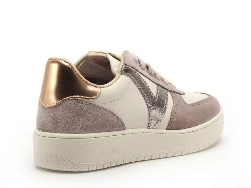 Victoria Baskets MADRID SER METAL Rose Baskets Basses Femme