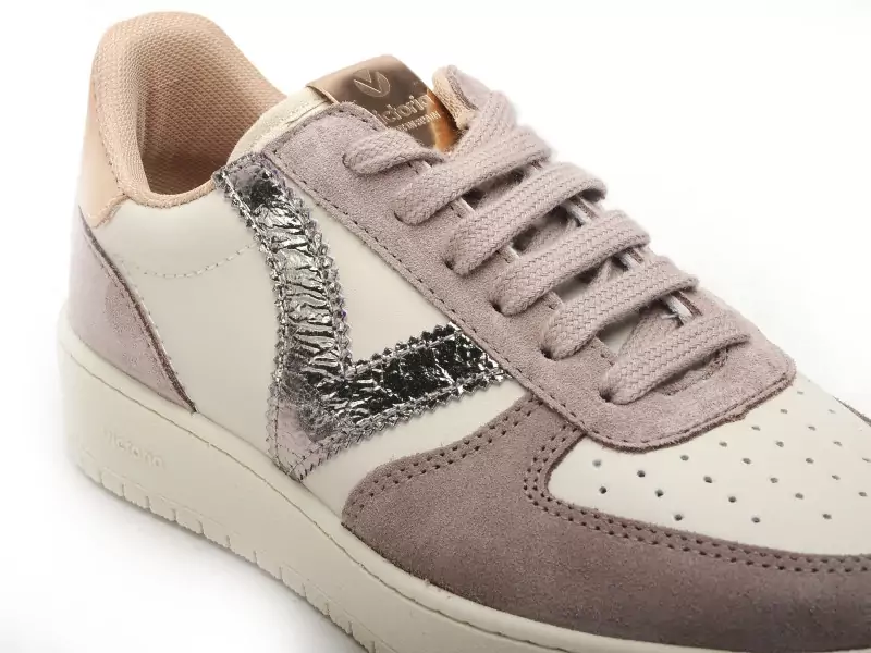 Victoria Baskets MADRID SER METAL Rose Baskets Basses Femme