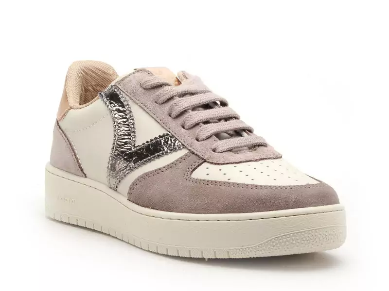 Victoria Baskets MADRID SER METAL Rose Baskets Basses Femme