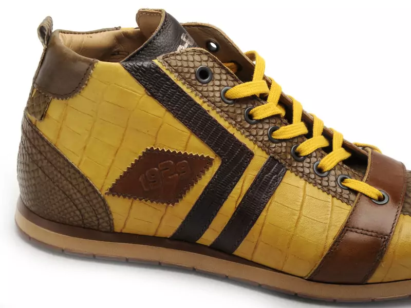 Kamogutsu Baskets TIFO 130 Jaune Boots et Bottines Homme