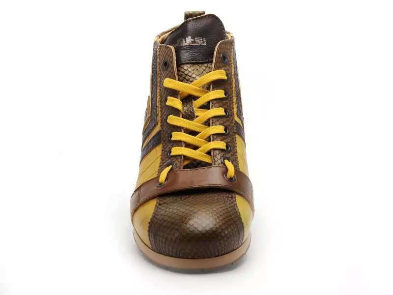 Kamogutsu Baskets TIFO 130 Jaune Boots et Bottines Homme