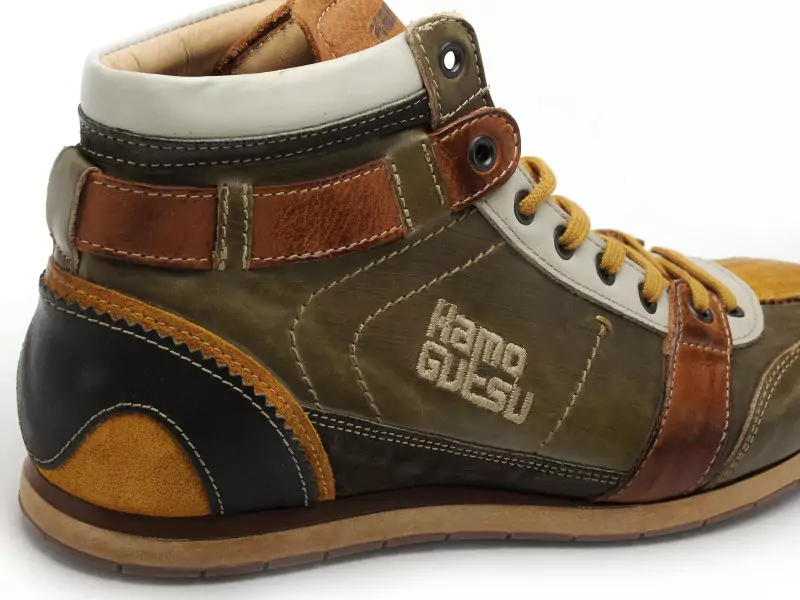 Kamogutsu Boots TIFO 112 Kaki Boots et Bottines Homme