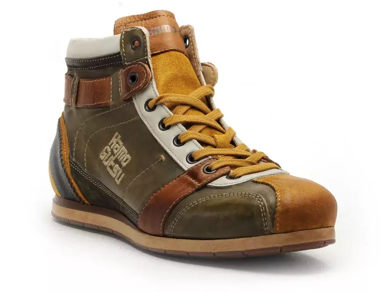 Kamogutsu Boots TIFO 112 Kaki Boots et Bottines Homme
