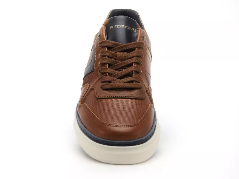 Redskins Baskets LERMI Marron Baskets Basses Homme