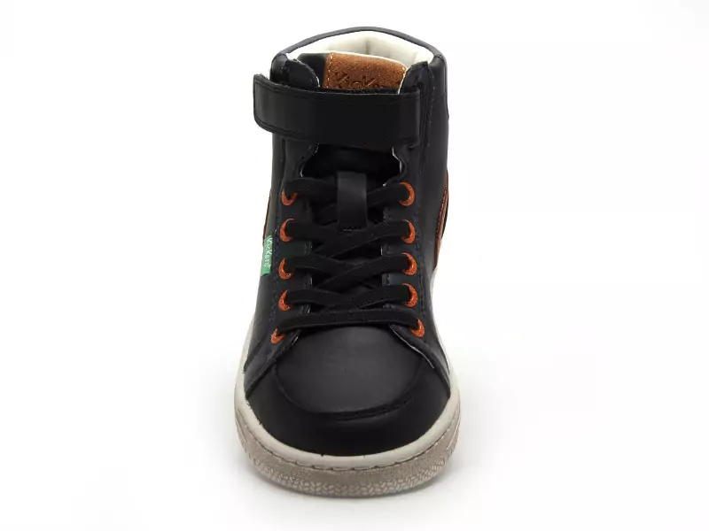 Kickers Baskets LOLASTIC Noir Baskets Montantes Garçon