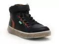 Kickers Baskets LOLASTIC Noir Baskets Montantes Garçon