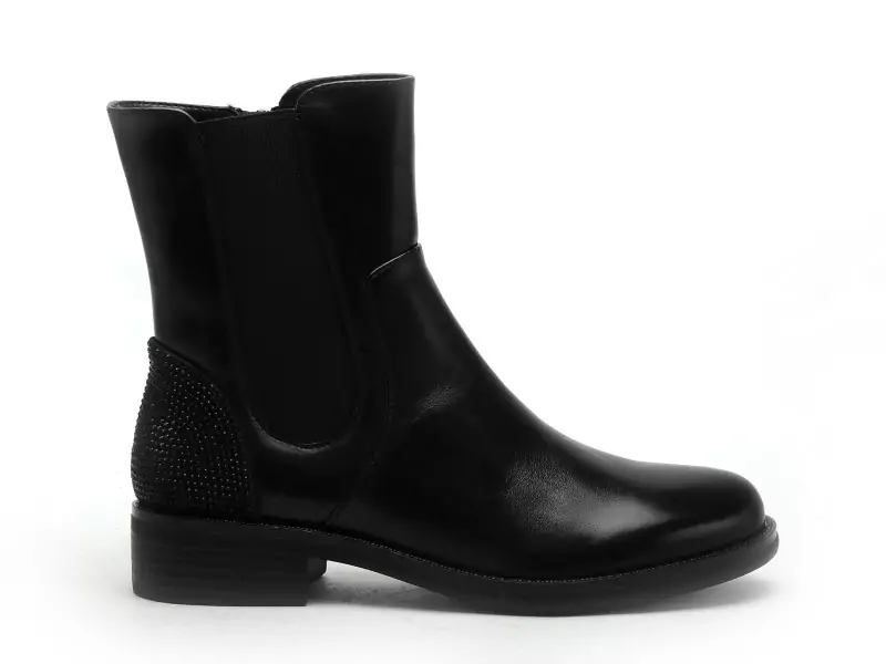 Regarde Le Ciel Boots ROXANA 48 Noir Boots et Bottines Plates Femme