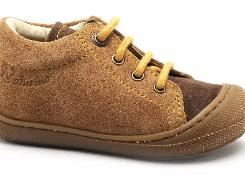Naturino COCOON SUEDE SOLE H Marron Bébé Fille