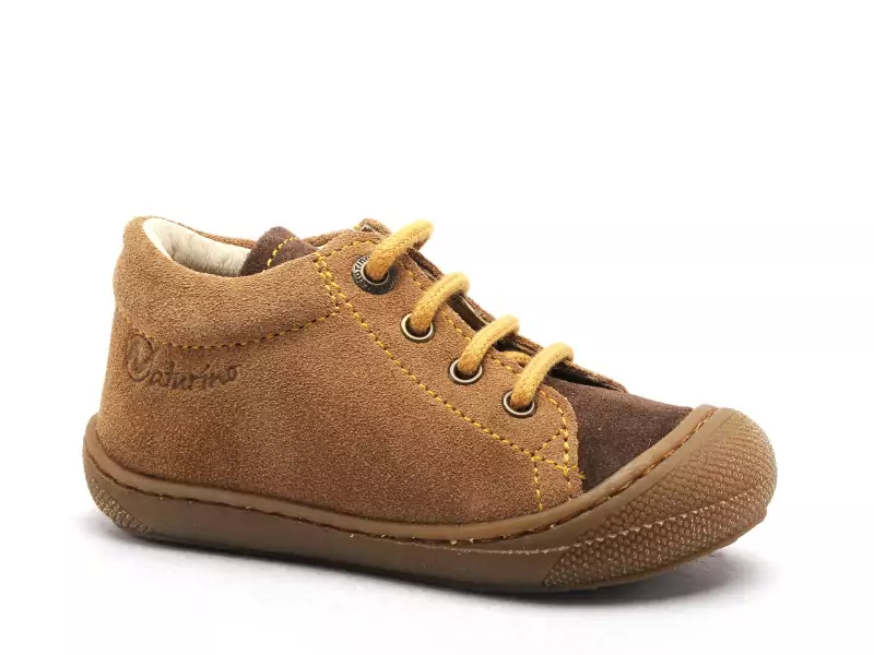 Naturino COCOON SUEDE SOLE H Marron Bébé Fille