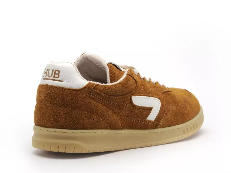 Hub VANCOUVER Marron Baskets Basses Homme