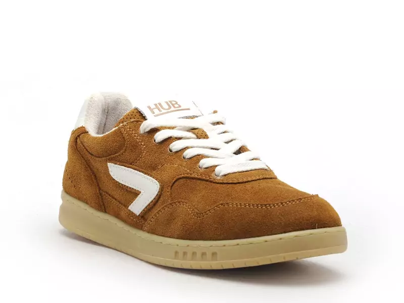 Hub VANCOUVER Marron Baskets Basses Homme