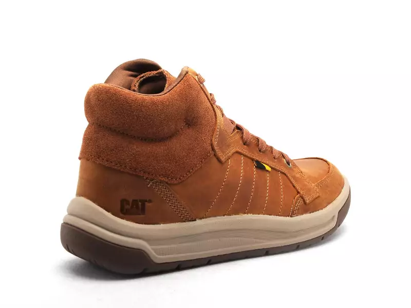 Caterpillar APA CUSH MID Marron Boots et Bottines Homme