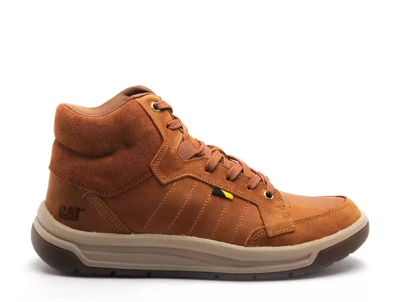 Caterpillar APA CUSH MID Marron Boots et Bottines Homme