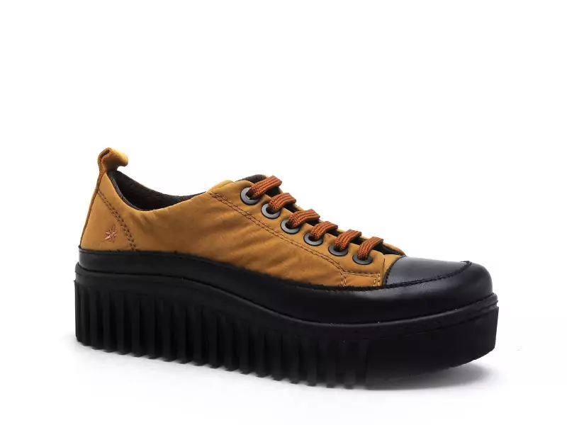 Art BRIGHTON 1518 Marron Baskets Basses Femme