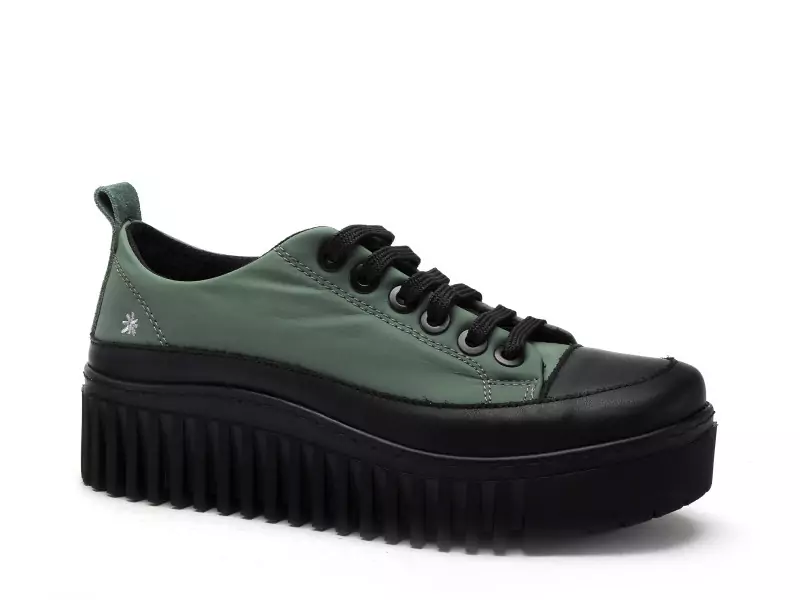 Art BRIGHTON 1518 Bleu Baskets Basses Femme