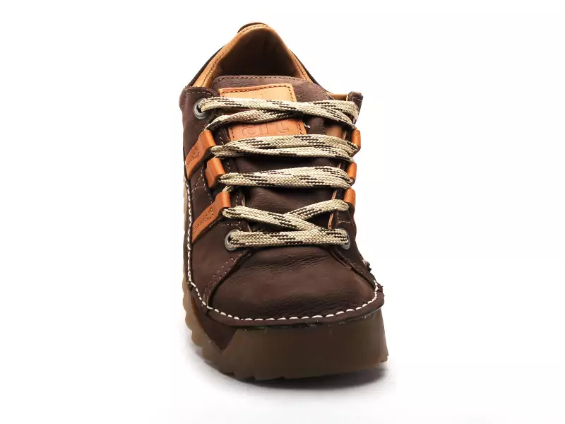 Art 590 PLEASANT H Marron Baskets Basses Homme