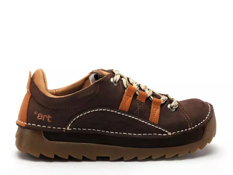 Art 590 PLEASANT H Marron Baskets Basses Homme