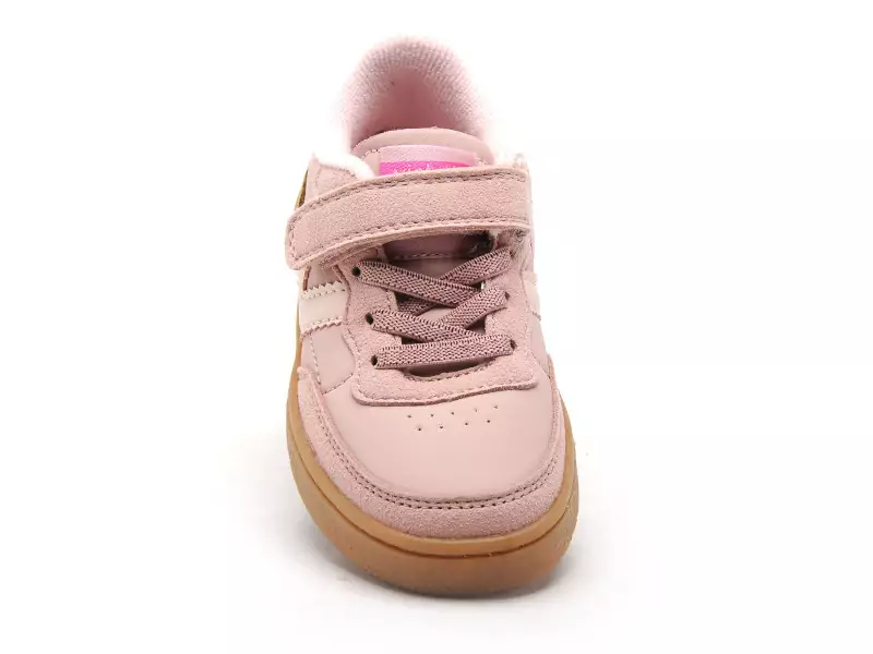 Victoria 1256106 OSLO VELCRO EFECTO PIEL Rose Baskets Basses Fille