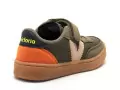 Victoria 1256106 OSLO VELCRO EFECTO PIEL Kaki Baskets Basses Garçon