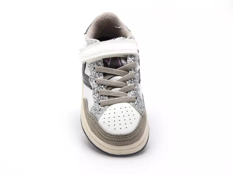 Victoria 8810101 SMASH KIDSRETRO Blanc Baskets Basses Fille