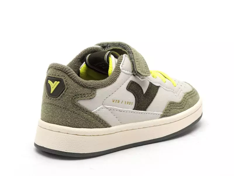 Victoria 8810101 SMASH KIDSRETRO Blanc Baskets Basses Garçon