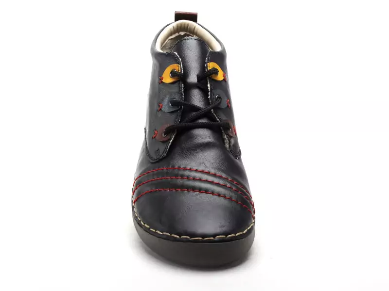 Rieker 52509 Bleu Derbies Femme