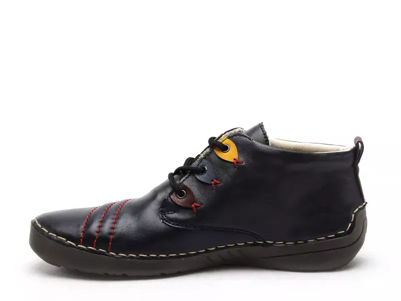 Rieker 52509 Bleu Derbies Femme