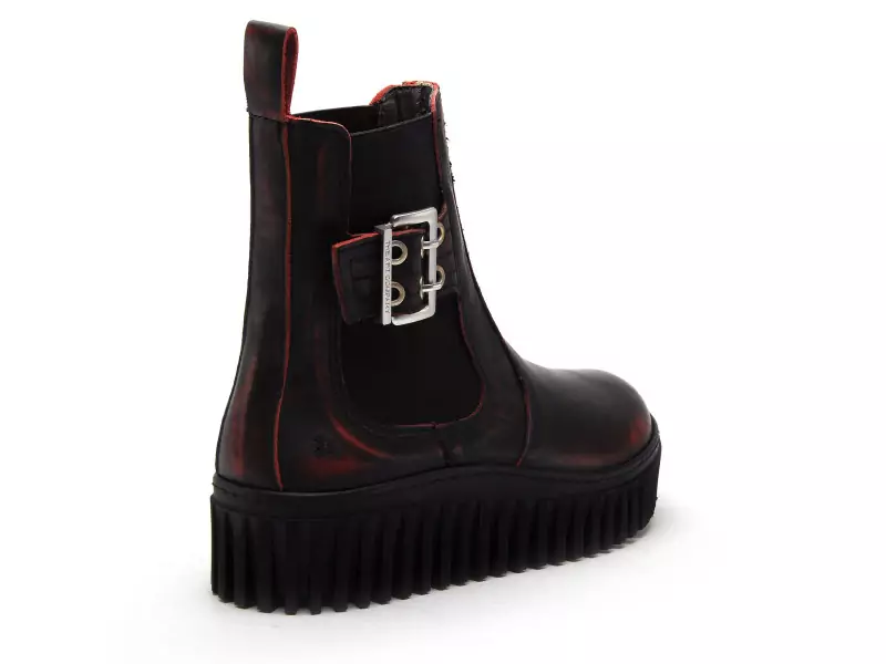 Art BRIGHTON 1516 Bordeaux Boots et Bottines à Talons Femme